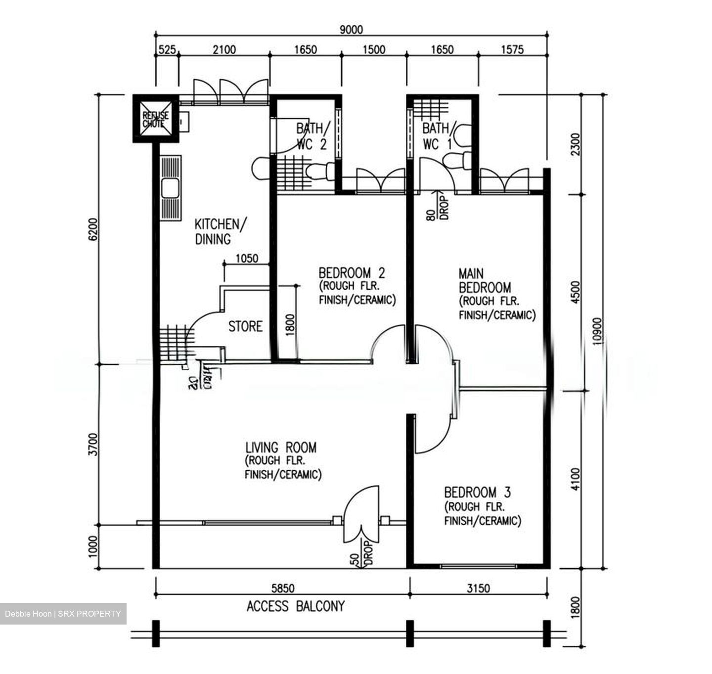 Blk 603 Hougang Avenue 4 (Hougang), HDB 4 Rooms #551417611